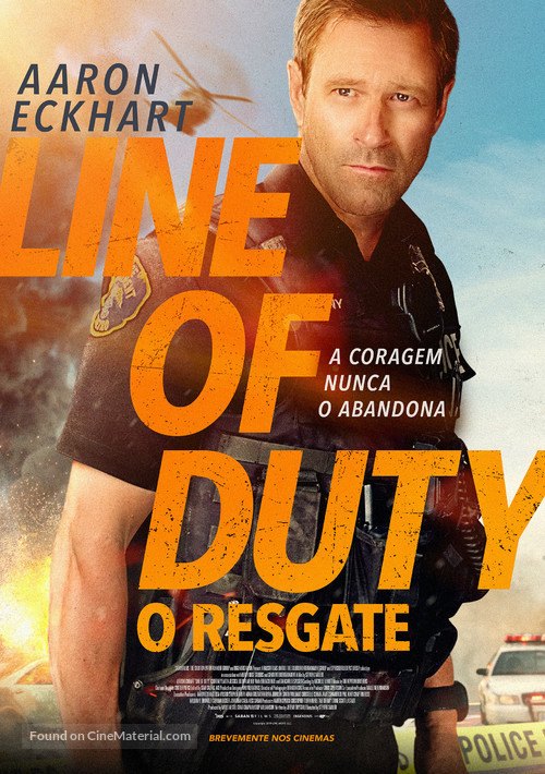 Line of Duty - Portuguese Movie Poster