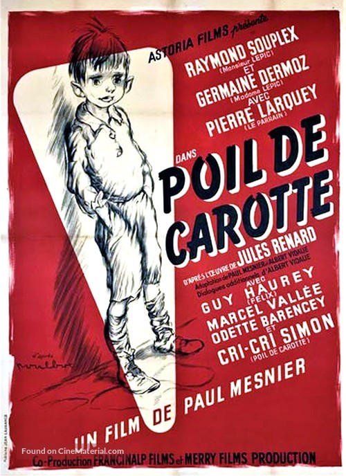 Poil de carotte - French Movie Poster