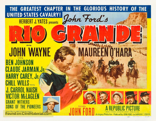 Rio Grande - Theatrical movie poster