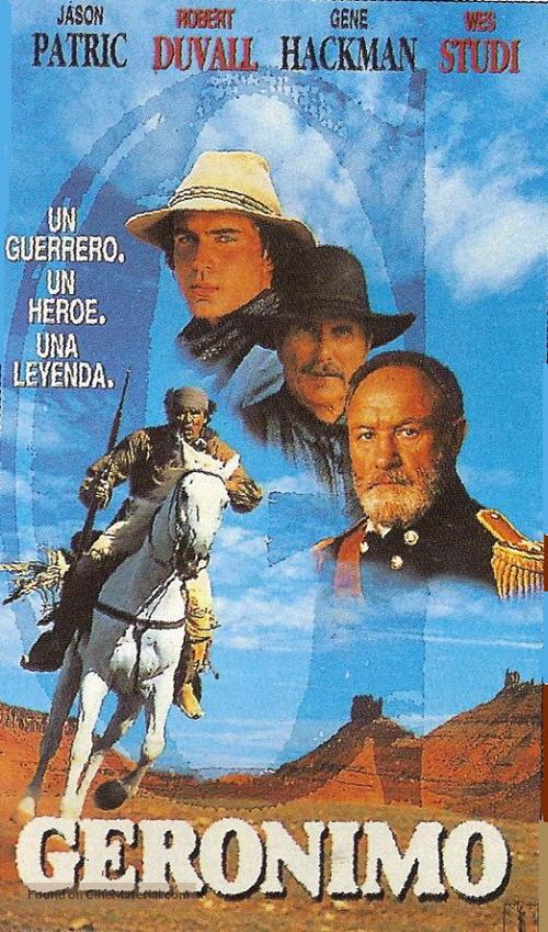 Geronimo: An American Legend - Argentinian Movie Cover