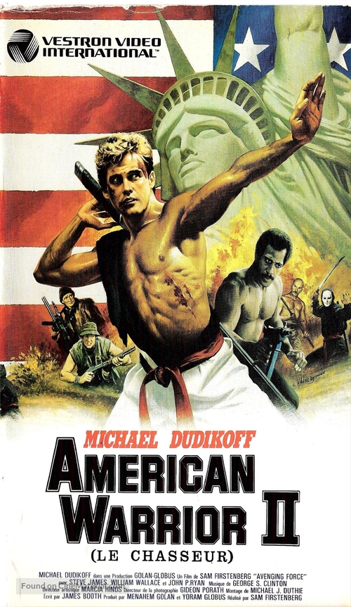 American Ninja 2: The Confrontation - French VHS movie cover