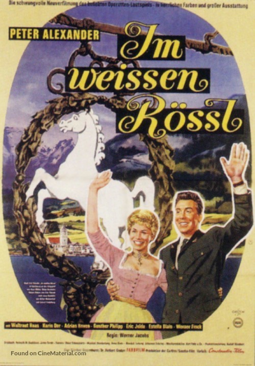 Im wei&szlig;en R&ouml;&szlig;l - German Movie Poster