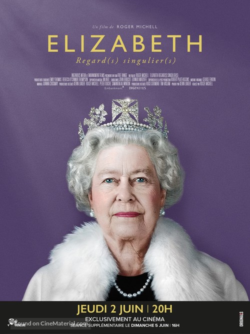 Elizabeth: A Portrait in Part(s) - French Movie Poster