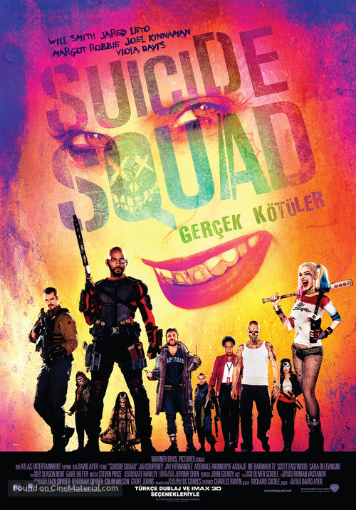 Suicide Squad - Turkish Movie Poster
