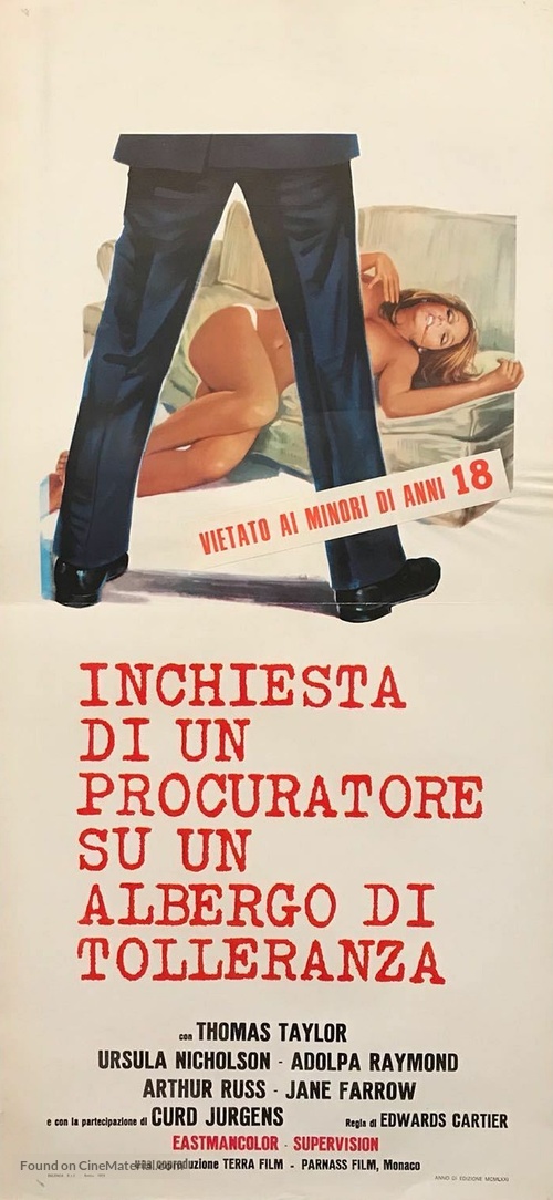 Das Stundenhotel von St. Pauli - Italian Movie Poster