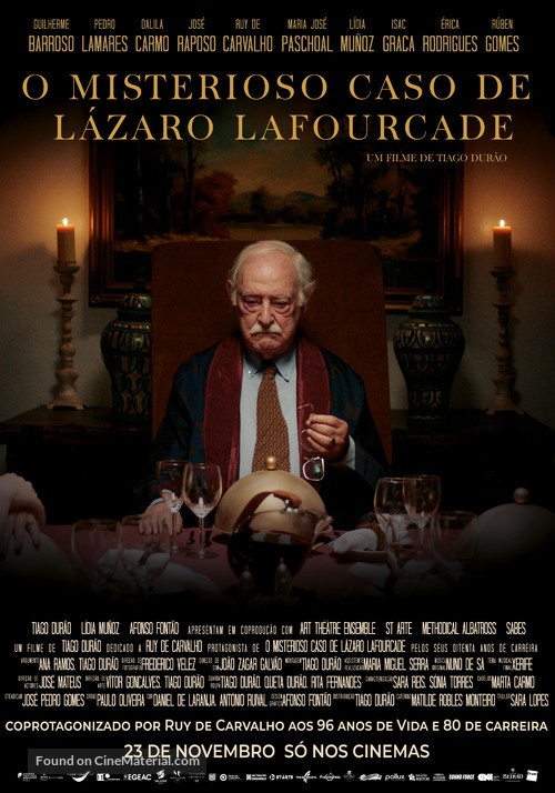 O Misterioso Caso De L&aacute;zaro Lafourcade - Portuguese Movie Poster