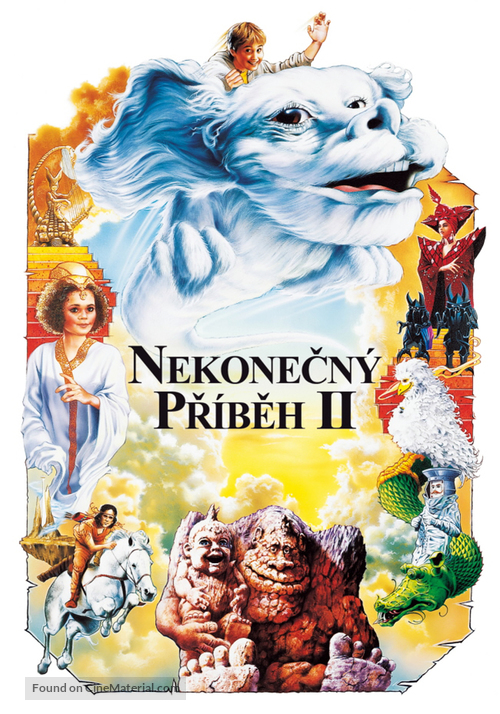 The NeverEnding Story II: The Next Chapter - Czech DVD movie cover