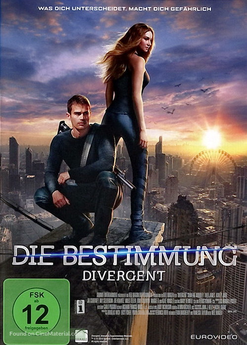 Divergent - German DVD movie cover