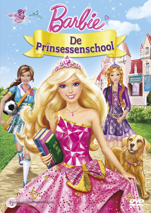 Barbie: Princess Charm School - Dutch DVD movie cover