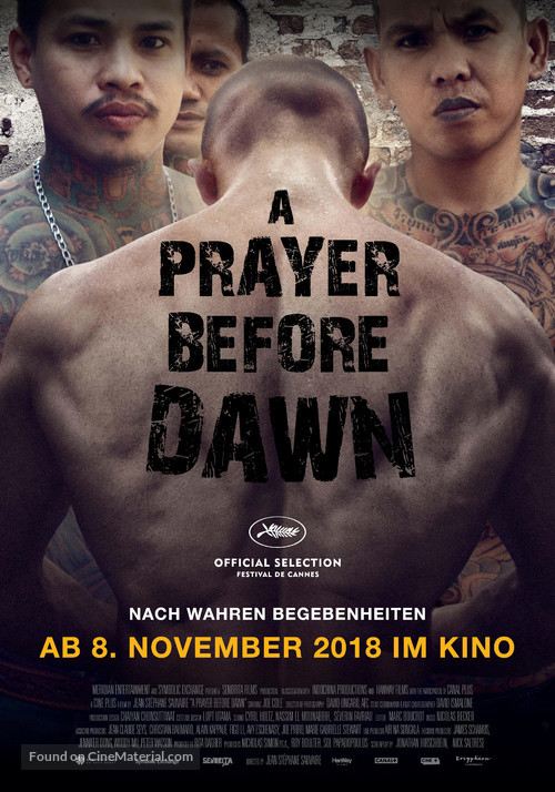A Prayer Before Dawn - German Movie Poster
