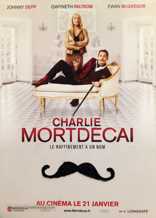 Mortdecai - French Movie Poster