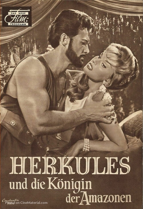 Ercole e la regina di Lidia - German poster