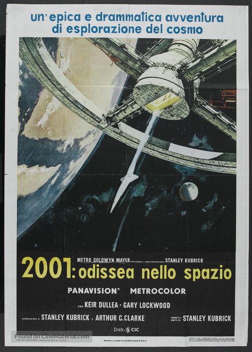 2001: A Space Odyssey - Italian Movie Poster