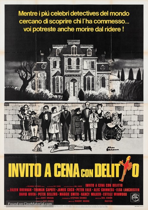 Murder by Death - Italian Movie Poster