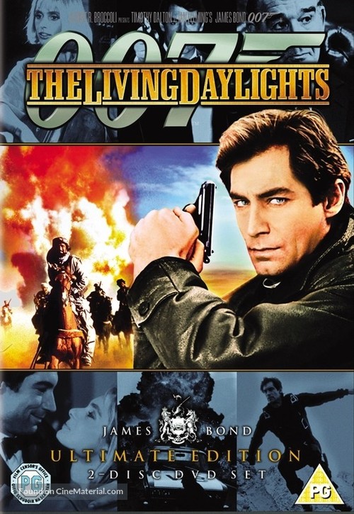 The Living Daylights - British DVD movie cover