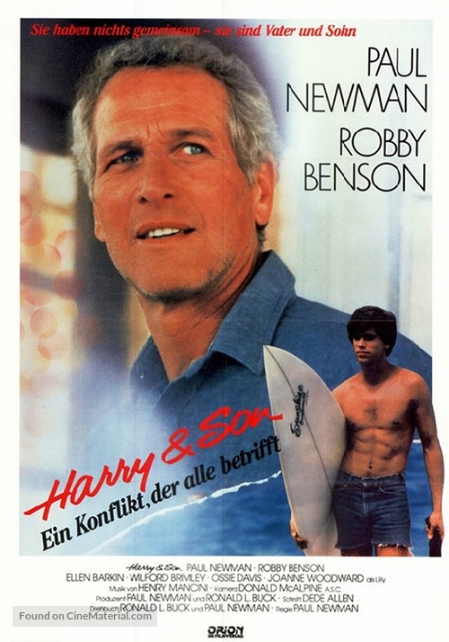 Harry &amp; Son - German Movie Poster