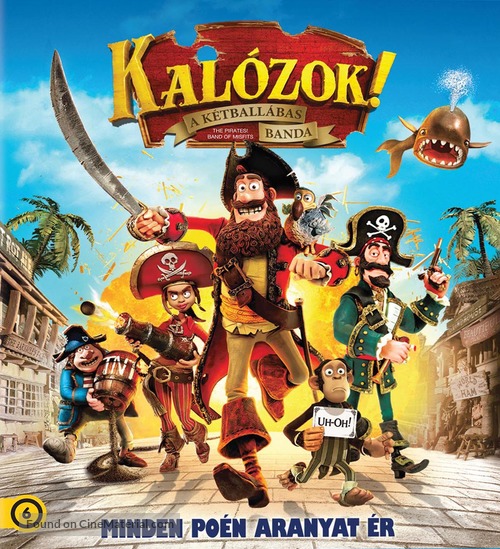 The Pirates! Band of Misfits - Hungarian Blu-Ray movie cover