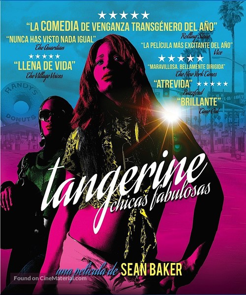 Tangerine - Mexican Blu-Ray movie cover