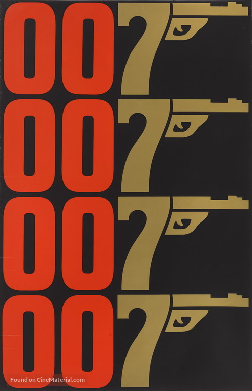 The Man With The Golden Gun - German Movie Poster