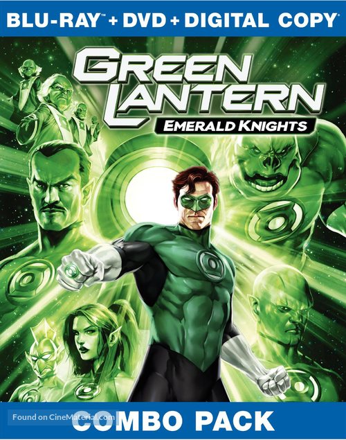 Green Lantern: Emerald Knights - Blu-Ray movie cover