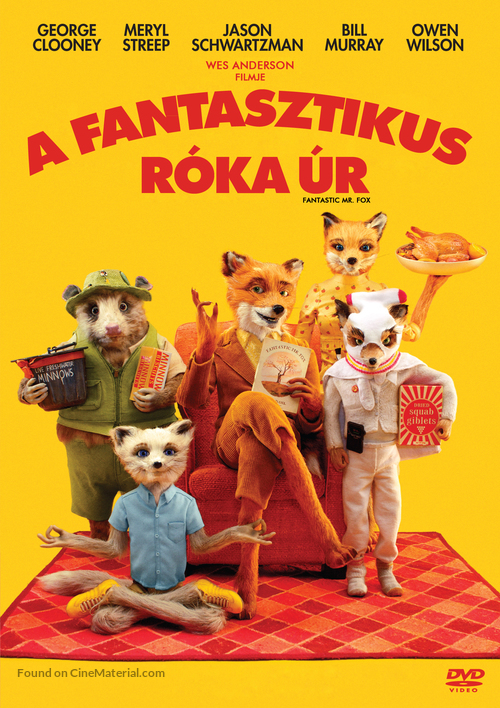 Fantastic Mr. Fox - Hungarian Movie Cover