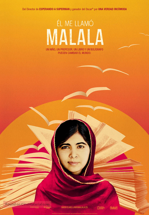 He Named Me Malala - Spanish Movie Poster