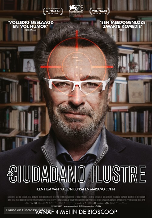 El ciudadano ilustre - Dutch Movie Poster