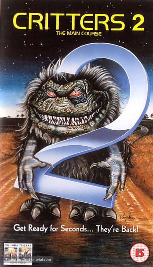 Critters 2: The Main Course - British VHS movie cover