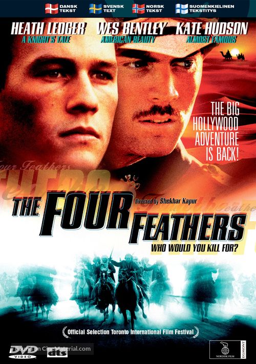 The Four Feathers - Swedish DVD movie cover