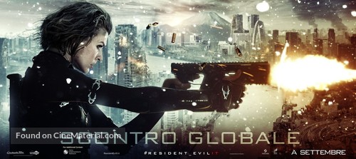 Resident Evil: Retribution - Italian Movie Poster