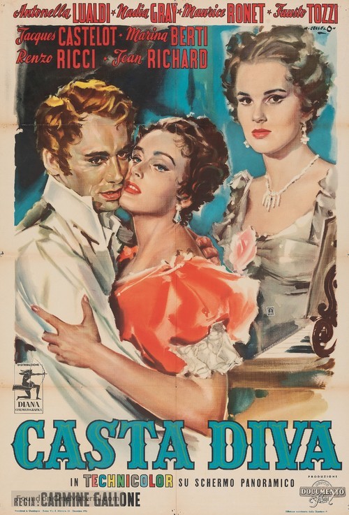 Casta diva - Italian Movie Poster