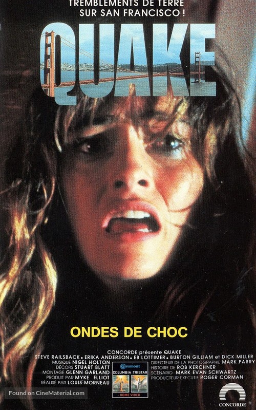 Quake - French VHS movie cover