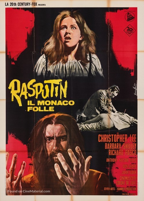 Rasputin: The Mad Monk - Italian Movie Poster