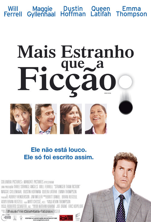 Stranger Than Fiction - Brazilian Movie Poster