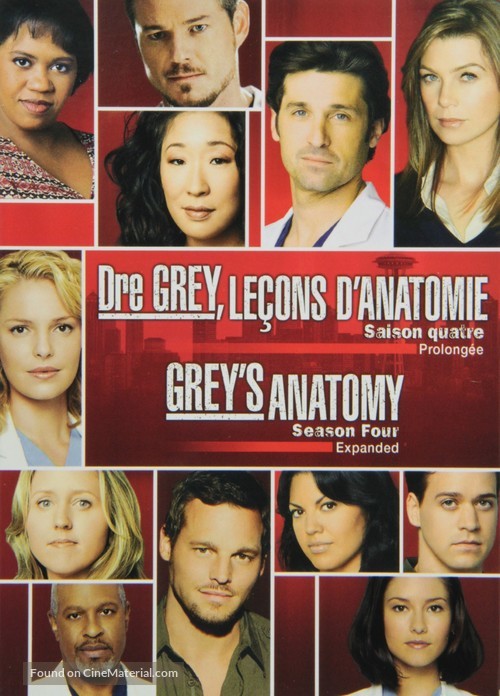 &quot;Grey&#039;s Anatomy&quot; - Canadian DVD movie cover