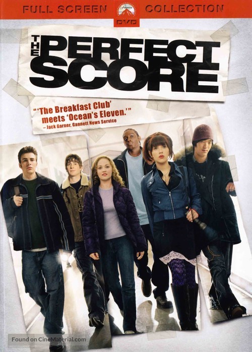 The Perfect Score - DVD movie cover