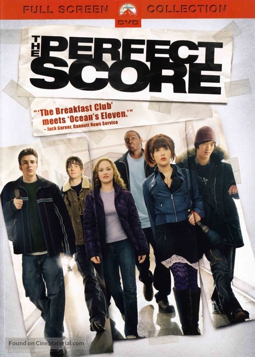 The Perfect Score - DVD movie cover