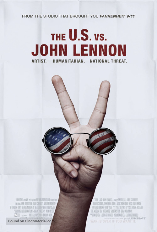 The U.S. vs. John Lennon - Movie Poster