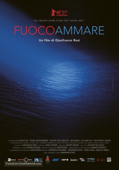 Fuocoammare - Italian Movie Poster