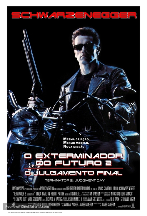 Terminator 2: Judgment Day - Brazilian poster
