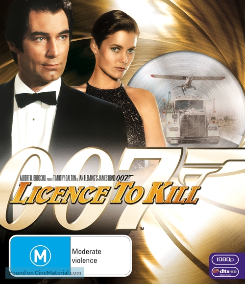 Licence To Kill - Australian Blu-Ray movie cover