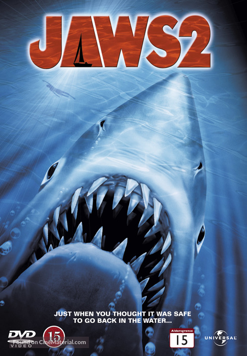 Jaws 2 - Danish DVD movie cover