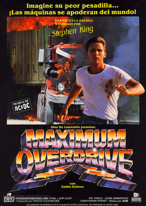 Maximum Overdrive - Spanish Movie Poster