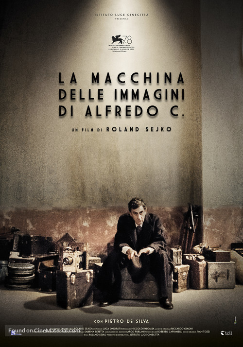 La macchina delle immagini di Alfredo C. - Italian Movie Poster