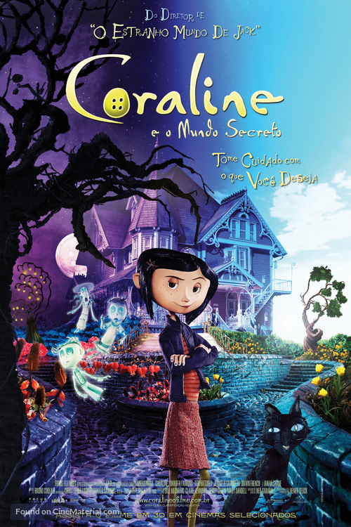 Coraline - Brazilian Movie Poster