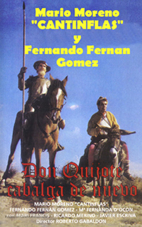 Don Quijote cabalga de nuevo - Spanish Movie Poster