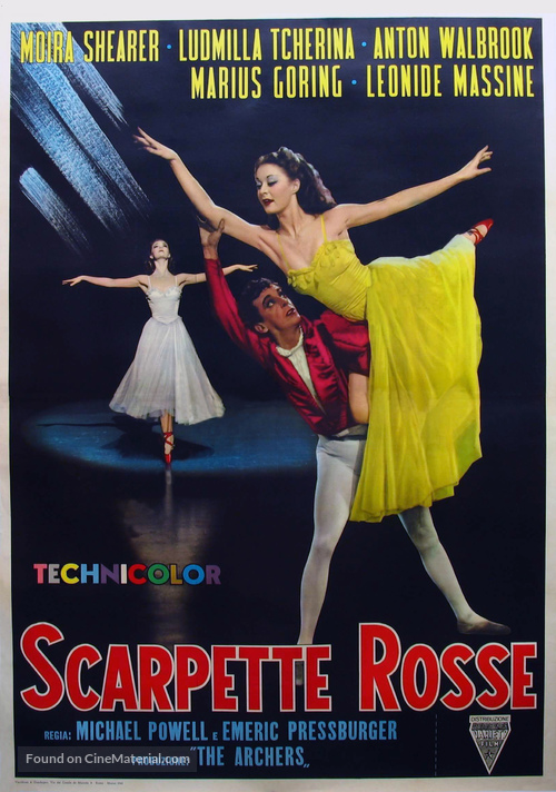 The Red Shoes - Italian Movie Poster