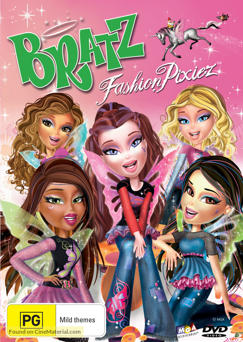 Bratz Fashion Pixiez - Australian DVD movie cover