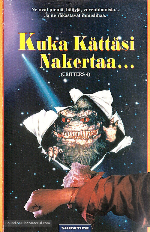 Critters 4 - Finnish VHS movie cover