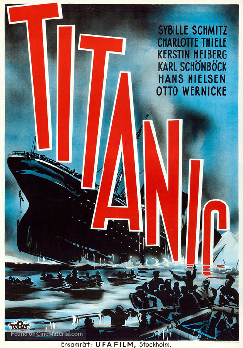 Titanic - Swedish Movie Poster